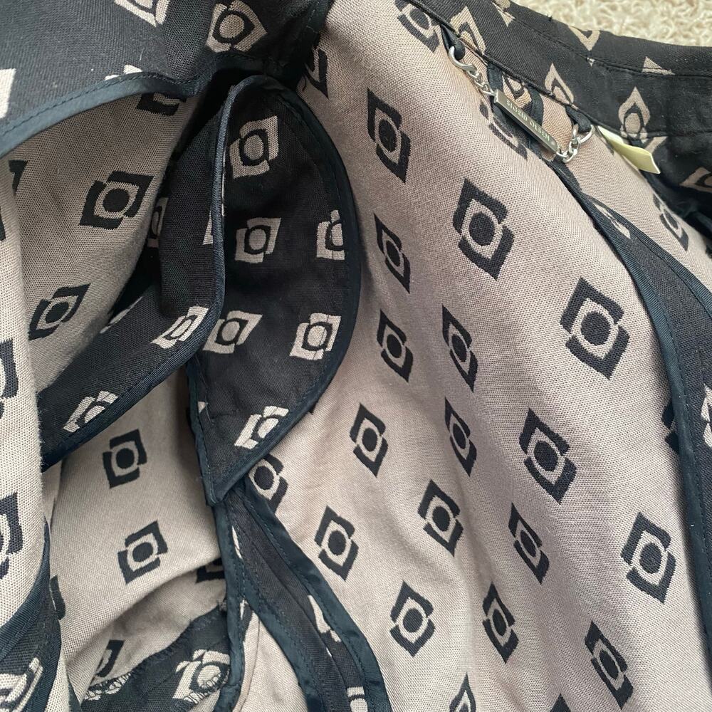 Sigrid Olsen Moroccan Geometric Leaf Print Blazer… - image 5